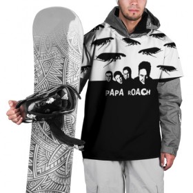 Накидка на куртку 3D с принтом Papa Roach в Петрозаводске, 100% полиэстер |  | 