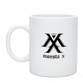 Кружка с принтом MONSTA X_4 в Петрозаводске, керамика | объем — 330 мл, диаметр — 80 мм. Принт наносится на бока кружки, можно сделать два разных изображения | Тематика изображения на принте: monsta x | монст х