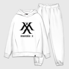 Мужской костюм хлопок OVERSIZE с принтом MONSTA X_4 в Петрозаводске,  |  | monsta x | монст х