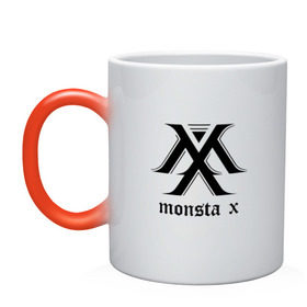 Кружка хамелеон с принтом MONSTA X_4 в Петрозаводске, керамика | меняет цвет при нагревании, емкость 330 мл | Тематика изображения на принте: monsta x | монст х