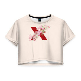 Женская футболка 3D укороченная с принтом MONSTA X_12 в Петрозаводске, 100% полиэстер | круглая горловина, длина футболки до линии талии, рукава с отворотами | monsta x | монст х