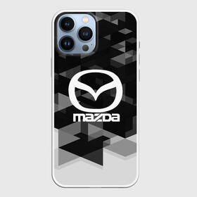 Чехол для iPhone 13 Pro Max с принтом Mazda sport geometry в Петрозаводске,  |  | auto | automobile | car | carbon | machine | mazda | motor | motor car | sport car | автомашина | бренд | легковой автомобиль | мазда | марка | спортивный автомобиль | тачка