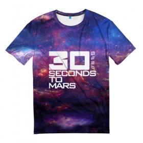 Мужская футболка 3D с принтом 30 Seconds to Mars в Петрозаводске, 100% полиэфир | прямой крой, круглый вырез горловины, длина до линии бедер | 30 seconds to mars | punk | rock | альтернативный хип хоп | группа | инди поп | музыка | музыкальное произведение | ноты | панк | регги | рок | синти поп