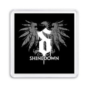 Магнит 55*55 с принтом Shinedown в Петрозаводске, Пластик | Размер: 65*65 мм; Размер печати: 55*55 мм | Тематика изображения на принте: 