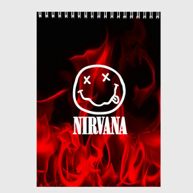 Скетчбук с принтом NIRVANA в Петрозаводске, 100% бумага
 | 48 листов, плотность листов — 100 г/м2, плотность картонной обложки — 250 г/м2. Листы скреплены сверху удобной пружинной спиралью | nirvana | punk | rock | альтернативный хип хоп | группа | инди поп | музыка | музыкальное произведение | ноты | панк | регги | рок | синти поп