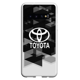 Чехол для Samsung Galaxy S10 с принтом Toyota sport geometry в Петрозаводске, Силикон | Область печати: задняя сторона чехла, без боковых панелей | Тематика изображения на принте: auto | automobile | car | carbon | machine | motor | motor car | sport car | toyota | автомашина | бренд | легковой автомобиль | марка | спортивный автомобиль | тачка