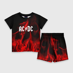 Детский костюм с шортами 3D с принтом AC DC в Петрозаводске,  |  | ac dc | punk | rock | альтернативный хип хоп | группа | инди поп | музыка | музыкальное произведение | ноты | панк | регги | рок | синти поп