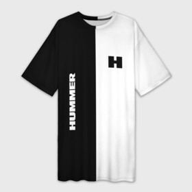 Платье-футболка 3D с принтом Hummer в Петрозаводске,  |  | crossover | h2 | h3 | hmmwv | hummer | sport | uro vamtac | авто | автомобиль | военный | вседорожник | знак | лого | машина | седан | символ | спорт | тачка | хамер | хаммер | хэтчбек | эмблема