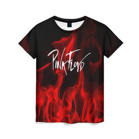 Женская футболка 3D с принтом Pink Floyd в Петрозаводске, 100% полиэфир ( синтетическое хлопкоподобное полотно) | прямой крой, круглый вырез горловины, длина до линии бедер | pink floyd | punk | rock | альтернативный хип хоп | группа | инди поп | музыка | музыкальное произведение | ноты | панк | регги | рок | синти поп