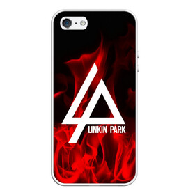 Чехол для iPhone 5/5S матовый с принтом Linkin park в Петрозаводске, Силикон | Область печати: задняя сторона чехла, без боковых панелей | linkin park | logo | music | pop | rock | usa | альтернатива | америка | металл | музыка | музыкальный | поп | рок | честер беннингтон