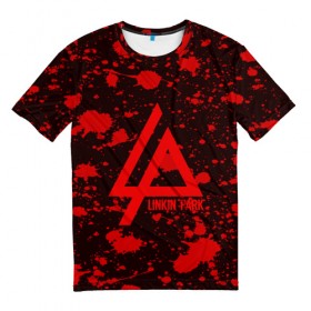 Мужская футболка 3D с принтом Linkin park в Петрозаводске, 100% полиэфир | прямой крой, круглый вырез горловины, длина до линии бедер | linkin park | logo | music | pop | rock | usa | альтернатива | америка | металл | музыка | музыкальный | поп | рок | честер беннингтон