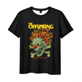 Мужская футболка 3D с принтом The Offspring в Петрозаводске, 100% полиэфир | прямой крой, круглый вырез горловины, длина до линии бедер | offspring | офспринг | оффспринг | рок