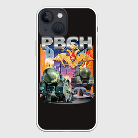 Чехол для iPhone 13 mini с принтом РВСН в Петрозаводске,  |  | армия | ракетные войска | рвсн | силовые структуры