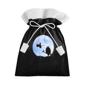 Подарочный 3D мешок с принтом Totoro and the moon в Петрозаводске, 100% полиэстер | Размер: 29*39 см | anime | moon | myneighbortotoro | night | stars | totoro | аниме | звезды | канта | кодомо | котобус | кусакабэ | луна | мэй | ночь | сусуватари | тацуо | тоторо | хаяомиядзаки | ясуко