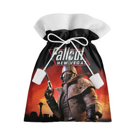 Подарочный 3D мешок с принтом Fallout New Vegas в Петрозаводске, 100% полиэстер | Размер: 29*39 см | Тематика изображения на принте: fallout | fallout 3 | fallout 3 new vegas | game | new vegas | rpg | игры | фалаут 3 | фалаут нью вегас | фаллаут