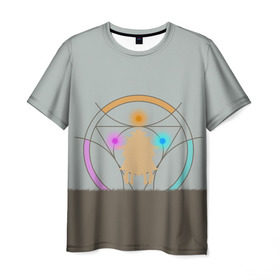 Мужская футболка 3D с принтом Dota 2 Invoker в Петрозаводске, 100% полиэфир | прямой крой, круглый вырез горловины, длина до линии бедер | carl | dota | dota 2 | invoker | magus | дота | дота 2 | инвокер | карл | маг