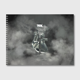 Альбом для рисования с принтом TFK Incomplete в Петрозаводске, 100% бумага
 | матовая бумага, плотность 200 мг. | Тематика изображения на принте: tfk | thousand foot krutch
