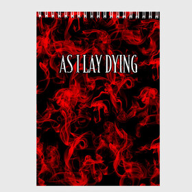 Скетчбук с принтом As I Lay Dying в Петрозаводске, 100% бумага
 | 48 листов, плотность листов — 100 г/м2, плотность картонной обложки — 250 г/м2. Листы скреплены сверху удобной пружинной спиралью | альтернативный | американская | глэм | готик | гранж | метал | музыка | пост | рок группа | хард