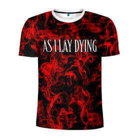 Мужская футболка 3D спортивная с принтом As I Lay Dying в Петрозаводске, 100% полиэстер с улучшенными характеристиками | приталенный силуэт, круглая горловина, широкие плечи, сужается к линии бедра | Тематика изображения на принте: альтернативный | американская | глэм | готик | гранж | метал | музыка | пост | рок группа | хард