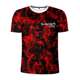 Мужская футболка 3D спортивная с принтом Bloodhound Gang в Петрозаводске, 100% полиэстер с улучшенными характеристиками | приталенный силуэт, круглая горловина, широкие плечи, сужается к линии бедра | альтернативный | американская | глэм | готик | гранж | метал | музыка | пост | рок группа | хард