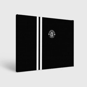 Холст прямоугольный с принтом Manchester United Black&White в Петрозаводске, 100% ПВХ |  | england | football | logo | manchester united | sport | англия | арт | лига | лого | манчестер юнайтед | спорт | текстура | фк | футбол | футбольный клуб | эмблема