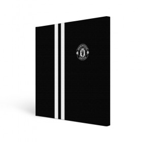 Холст квадратный с принтом Manchester United Black&White в Петрозаводске, 100% ПВХ |  | england | football | logo | manchester united | sport | англия | арт | лига | лого | манчестер юнайтед | спорт | текстура | фк | футбол | футбольный клуб | эмблема