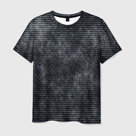 Мужская футболка 3D с принтом Джинсовый в Петрозаводске, 100% полиэфир | прямой крой, круглый вырез горловины, длина до линии бедер | 