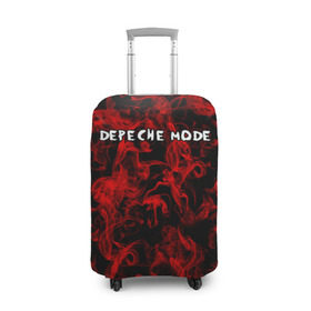 Чехол для чемодана 3D с принтом Depeche Mode в Петрозаводске, 86% полиэфир, 14% спандекс | двустороннее нанесение принта, прорези для ручек и колес | альтернативный | блюз | британская | готик | гранж | группа | метал | модные | музыка | пост | рок | хард