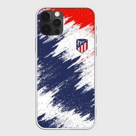 Чехол для iPhone 12 Pro с принтом Atletico Madrid в Петрозаводске, силикон | область печати: задняя сторона чехла, без боковых панелей | атлетико мадрид | эмблема