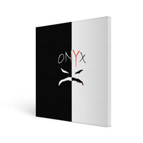 Холст квадратный с принтом ONYX в Петрозаводске, 100% ПВХ |  | Тематика изображения на принте: onyx | американская группа | группа | музыка | надпись | хип хоп
