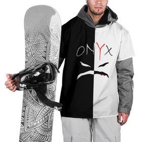 Накидка на куртку 3D с принтом ONYX в Петрозаводске, 100% полиэстер |  | onyx | американская группа | группа | музыка | надпись | хип хоп