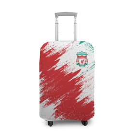 Чехол для чемодана 3D с принтом FC Liverpool в Петрозаводске, 86% полиэфир, 14% спандекс | двустороннее нанесение принта, прорези для ручек и колес | football | liverpool | soccer | uefa | англия | клуб | ливерпуль | лига | матч | мяч | спорт | уефа | футбол | хендерсон