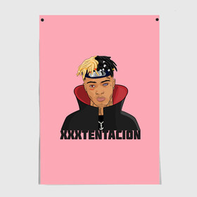 Постер с принтом XXXtentacion (1) в Петрозаводске, 100% бумага
 | бумага, плотность 150 мг. Матовая, но за счет высокого коэффициента гладкости имеет небольшой блеск и дает на свету блики, но в отличии от глянцевой бумаги не покрыта лаком | 17 | art | look at me | moonlight | rap | revenge | tentacion | xxx | xxxtentacion