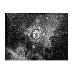 Обложка для студенческого билета с принтом Manchester United Cosmos в Петрозаводске, натуральная кожа | Размер: 11*8 см; Печать на всей внешней стороне | england | football | logo | manchester united | sport | англия | арт | лига | лого | манчестер юнайтед | спорт | текстура | фк | футбол | футбольный клуб | эмблема