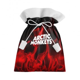 Подарочный 3D мешок с принтом Arctic Monkeys в Петрозаводске, 100% полиэстер | Размер: 29*39 см | Тематика изображения на принте: 