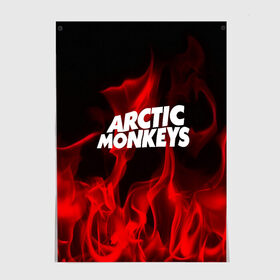 Постер с принтом Arctic Monkeys в Петрозаводске, 100% бумага
 | бумага, плотность 150 мг. Матовая, но за счет высокого коэффициента гладкости имеет небольшой блеск и дает на свету блики, но в отличии от глянцевой бумаги не покрыта лаком | 