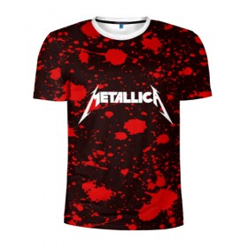 Мужская футболка 3D спортивная с принтом Metallica в Петрозаводске, 100% полиэстер с улучшенными характеристиками | приталенный силуэт, круглая горловина, широкие плечи, сужается к линии бедра | metallica | punk | rock | альтернативный хип хоп | группа | инди поп | музыка | музыкальное произведение | ноты | панк | регги | рок | синти поп