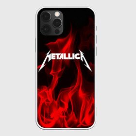 Чехол для iPhone 12 Pro с принтом METALLICA в Петрозаводске, силикон | область печати: задняя сторона чехла, без боковых панелей | metallica | punk | rock | альтернативный хип хоп | группа | инди поп | музыка | музыкальное произведение | ноты | панк | регги | рок | синти поп