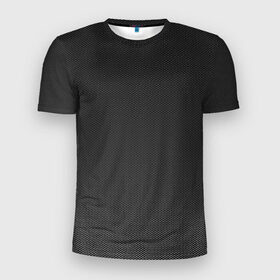Мужская футболка 3D спортивная с принтом Кевлар Ультра в Петрозаводске, 100% полиэстер с улучшенными характеристиками | приталенный силуэт, круглая горловина, широкие плечи, сужается к линии бедра | black | carbon | карбон | кевлар | кольчуга