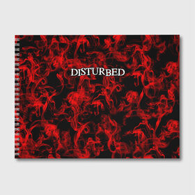 Альбом для рисования с принтом Disturbed в Петрозаводске, 100% бумага
 | матовая бумага, плотность 200 мг. | альтернативный | американская | глэм | готик | гранж | группа | метал | модные | музыка | пост | рок | хард