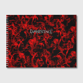 Альбом для рисования с принтом Evanescence в Петрозаводске, 100% бумага
 | матовая бумага, плотность 200 мг. | Тематика изображения на принте: альтернативный | американская | глэм | готик | гранж | группа | метал | модные | музыка | пост | рок | хард