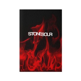 Обложка для паспорта матовая кожа с принтом STONE SOUR в Петрозаводске, натуральная матовая кожа | размер 19,3 х 13,7 см; прозрачные пластиковые крепления | punk | rock | stone sour | альтернативный хип хоп | группа | инди поп | музыка | музыкальное произведение | ноты | панк | регги | рок | синти поп