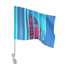 Флаг для автомобиля с принтом Элджей в Петрозаводске, 100% полиэстер | Размер: 30*21 см | sayonara boy | морген | сайонара | элджей
