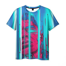 Мужская футболка 3D с принтом Элджей в Петрозаводске, 100% полиэфир | прямой крой, круглый вырез горловины, длина до линии бедер | sayonara boy | морген | сайонара | элджей