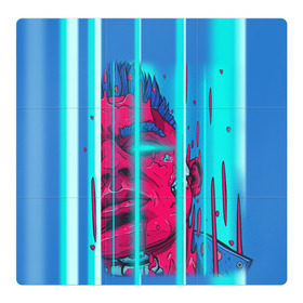 Магнитный плакат 3Х3 с принтом Элджей в Петрозаводске, Полимерный материал с магнитным слоем | 9 деталей размером 9*9 см | sayonara boy | морген | сайонара | элджей