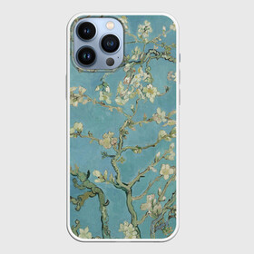 Чехол для iPhone 13 Pro Max с принтом Ван Гог Цветущие ветки миндаля в Петрозаводске,  |  | вангог | винсент | живопись | картина | цветы