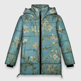 Женская зимняя куртка 3D с принтом Ван Гог Цветущие ветки миндаля в Петрозаводске, верх — 100% полиэстер; подкладка — 100% полиэстер; утеплитель — 100% полиэстер | длина ниже бедра, силуэт Оверсайз. Есть воротник-стойка, отстегивающийся капюшон и ветрозащитная планка. 

Боковые карманы с листочкой на кнопках и внутренний карман на молнии | вангог | винсент | живопись | картина | цветы