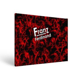 Холст прямоугольный с принтом Franz Ferdinand в Петрозаводске, 100% ПВХ |  | franz ferdinand | готик | музыка | рок группа