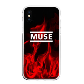 Чехол для iPhone XS Max матовый с принтом MUSE в Петрозаводске, Силикон | Область печати: задняя сторона чехла, без боковых панелей | muse | punk | rock | альтернативный хип хоп | группа | инди поп | музыка | музыкальное произведение | ноты | панк | регги | рок | синти поп