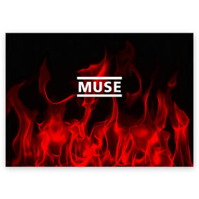 Поздравительная открытка с принтом MUSE в Петрозаводске, 100% бумага | плотность бумаги 280 г/м2, матовая, на обратной стороне линовка и место для марки
 | muse | punk | rock | альтернативный хип хоп | группа | инди поп | музыка | музыкальное произведение | ноты | панк | регги | рок | синти поп